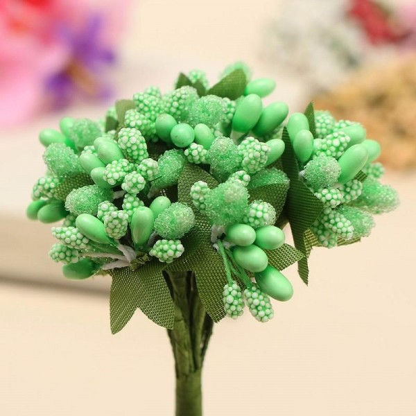 DIY Foam Floral Artificial Fake Flower Leaf Bouquet Wedding Bridal Party Artificial Flowers Decor