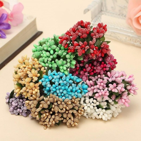 DIY Foam Floral Artificial Fake Flower Leaf Bouquet Wedding Bridal Party Artificial Flowers Decor