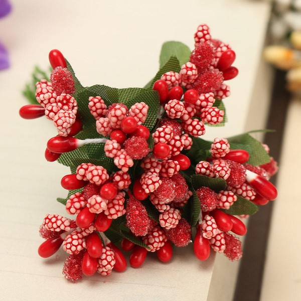 DIY Foam Floral Artificial Fake Flower Leaf Bouquet Wedding Bridal Party Artificial Flowers Decor