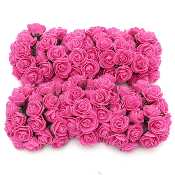 144 Pcs Artificial Flower Foam Rose Wedding Festival Home Party Indoor Party Decoration