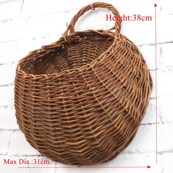 Flower Planter Wall Hanging Basket Ornamental Vases Garden Outdoor Indoor Holder Home Decoration