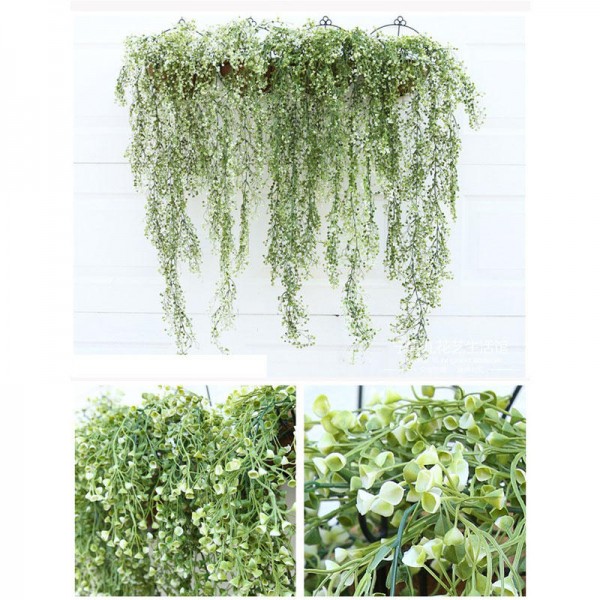 Simulation Rattan Plant Flower Artificial Fake Flower Living Room Wall Decorations Home Decor