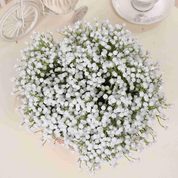 Single Branch Baby's Breath Artificial Flowers Fake Flower for Home Wedding Decoration Shooting Props