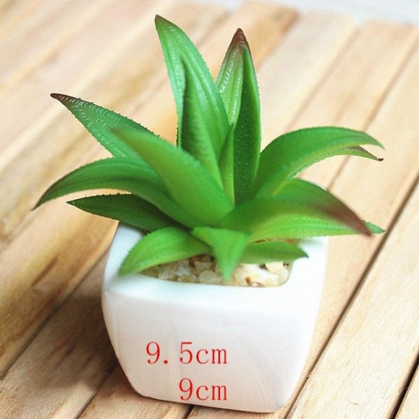 Simulation Mini Plant Small Potted Four Colors Optional