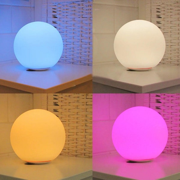 MIPOW BTL-301W PLAYBULB Sphere Smart LED Night Light Smartphone APP Controlled Color Changing Lights Dimmable Glass Orb Decorative Lamp