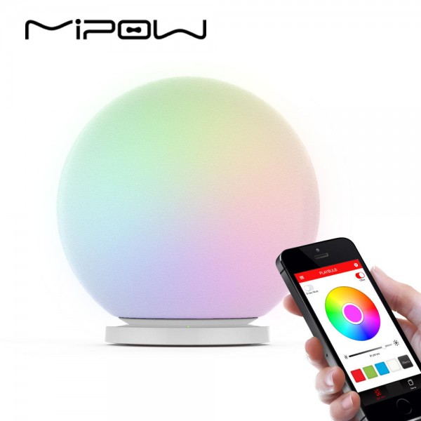 MIPOW BTL-301W PLAYBULB Sphere Smart LED Night Light Smartphone APP Controlled Color Changing Lights Dimmable Glass Orb Decorative Lamp