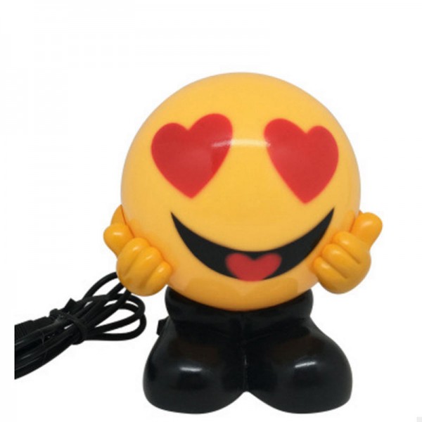 Emoji LED Small Night Lights Smiley Face Bed Lamps USB Charging Gifts