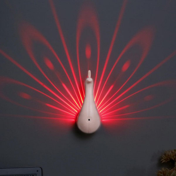 Led Peacock Light Wall Lamp Nordic Postmodern Creative Wall Light for Living Room Bedroom Bedside Corridor Aisle Decoration Atmostphere Light