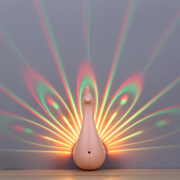 Led Peacock Light Wall Lamp Nordic Postmodern Creative Wall Light for Living Room Bedroom Bedside Corridor Aisle Decoration Atmostphere Light