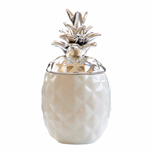 Empty Jar Ceramic Chic Pineapple Tea Coffee Sugar Jars Storage Canisters Home Decor